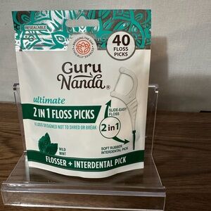 Dental flosser with picks, 40 pack